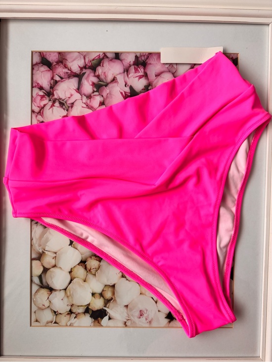 PINK Victoria's Secret Other - PINK Victoria's Secret Neon Pink High-Waist Bikini Bottom